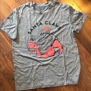NWOT Santa Claws novelty tee